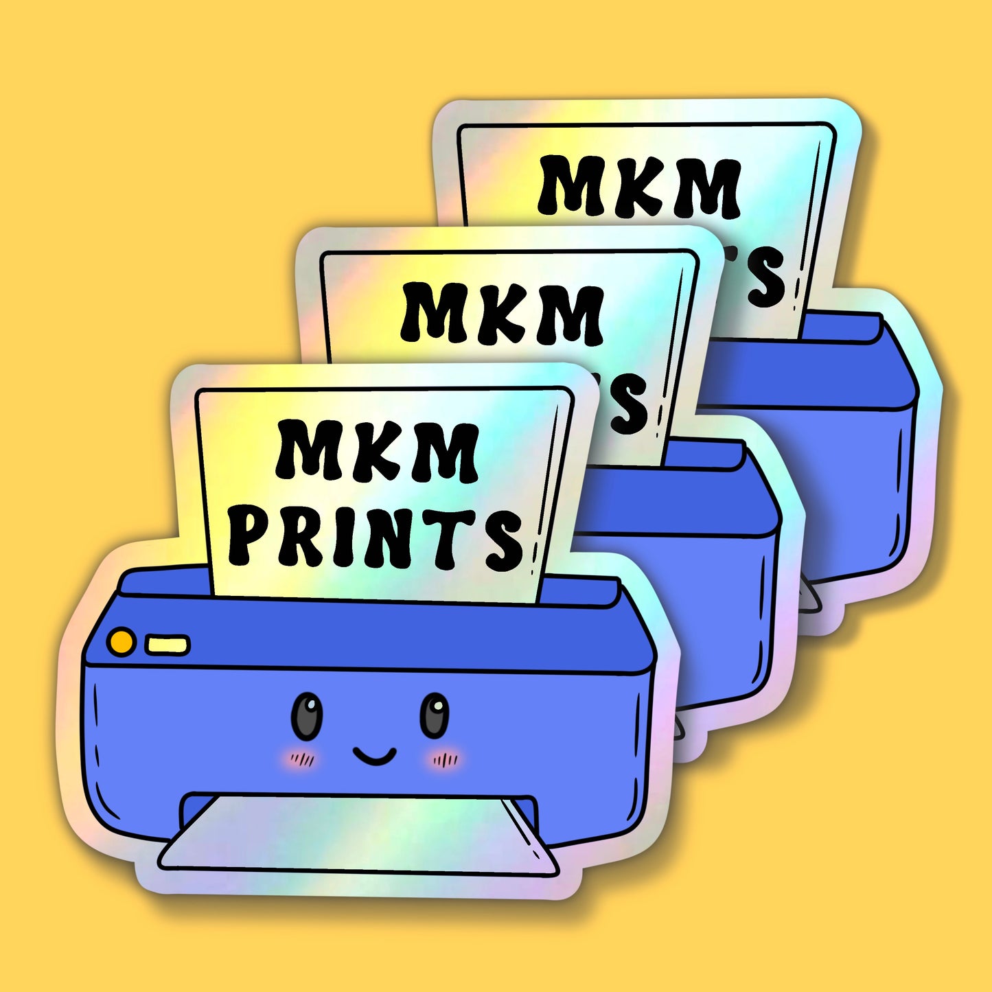 Holographic Die cut Stickers